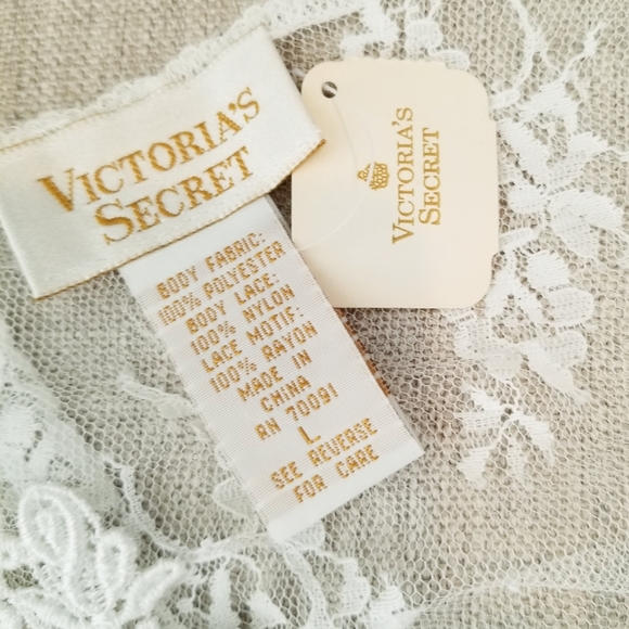 Victoria's Secret Vintage Gold Label Lingerie Lace Crochet Embroidery Crop  NWT - Picture 5 of 16